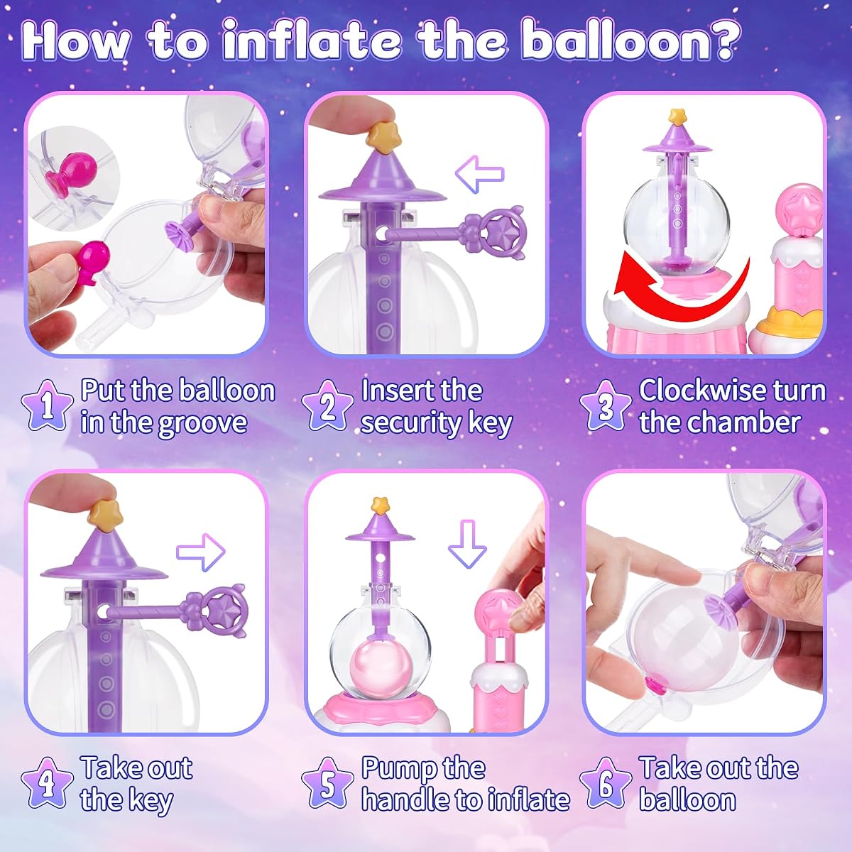 Sticky balloon refill pack with sixty balloons and ninety sticker sheets — view 6